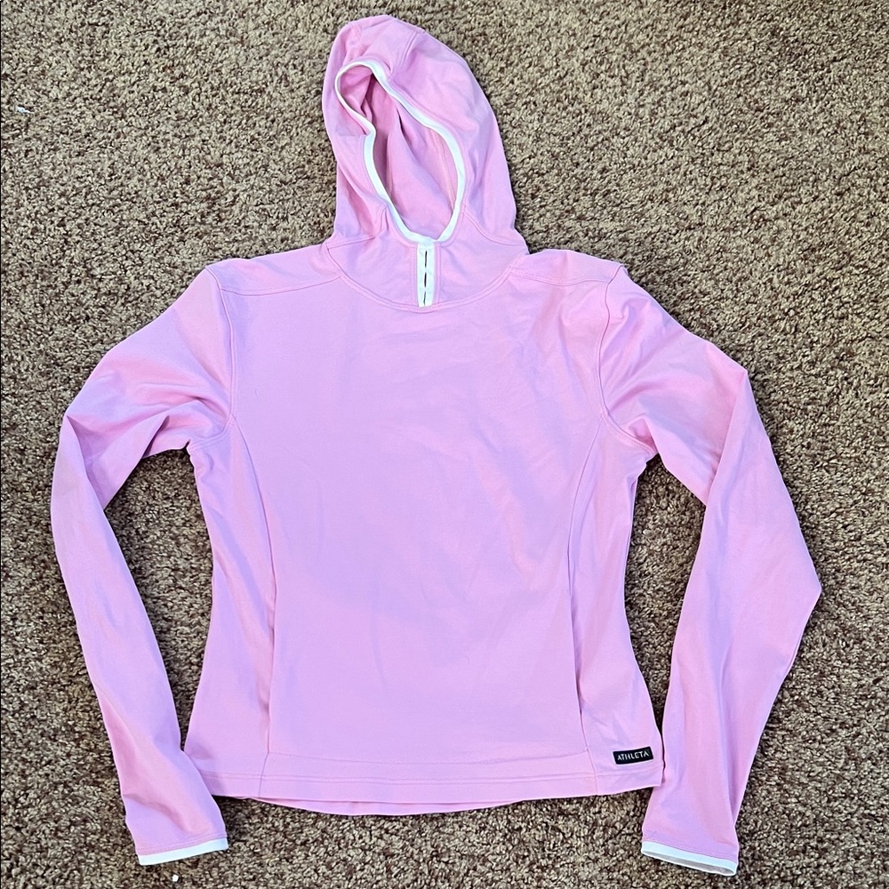 Athleta Women's Light Pink Hoodie